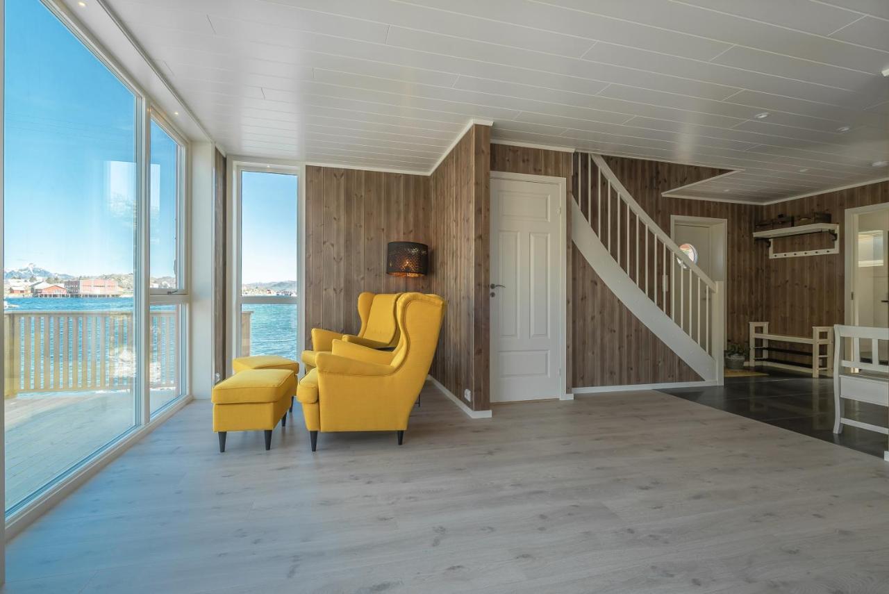 Seafront New Cabin In Lofoten Болстад Екстериор снимка