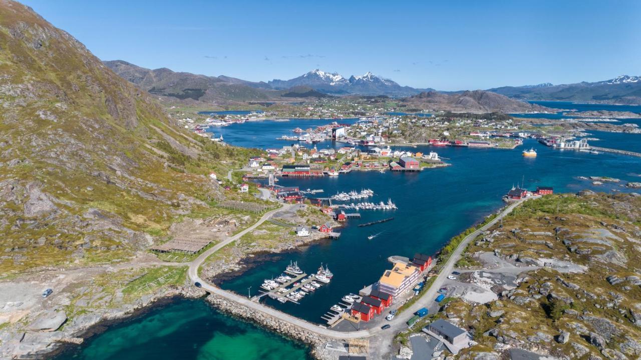 Seafront New Cabin In Lofoten Болстад Екстериор снимка